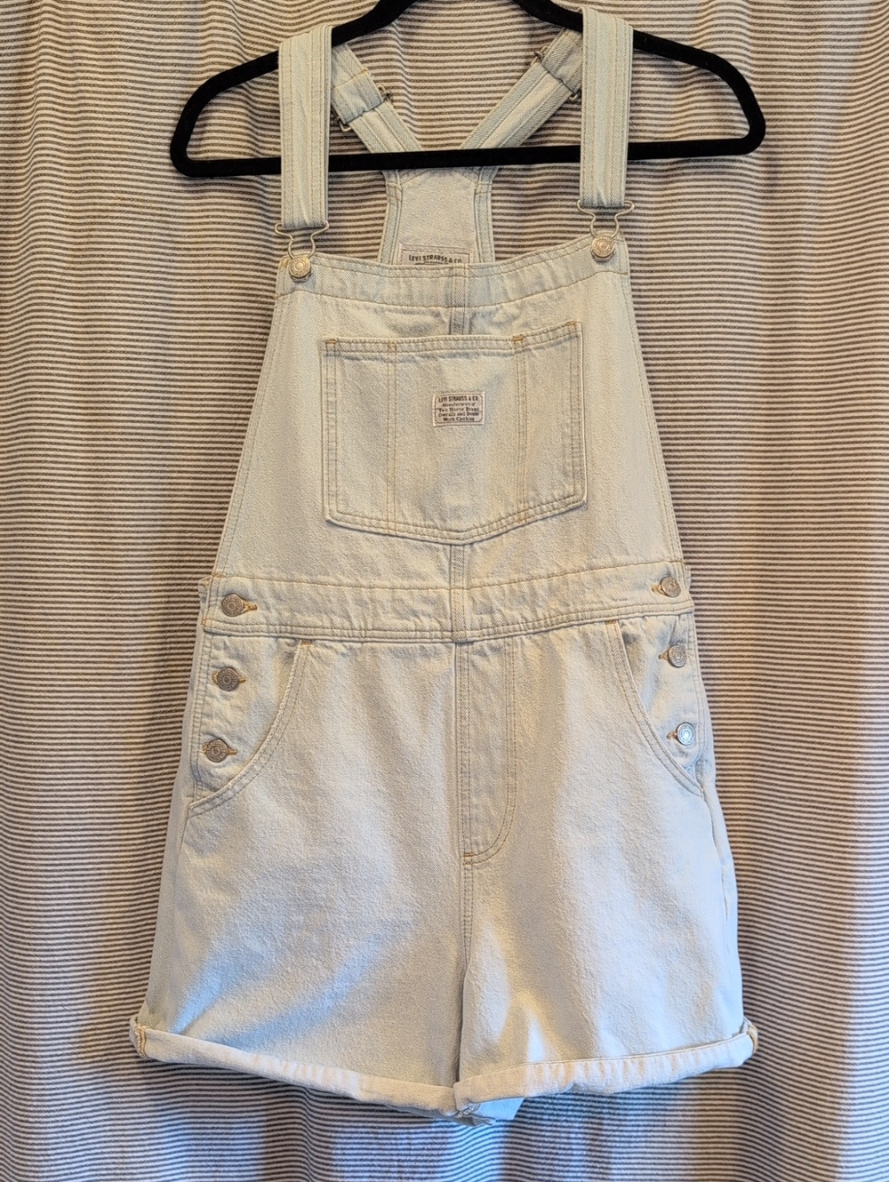 Levi's vintage shortalls Light Wash